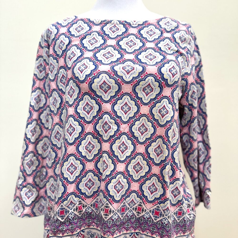 Talbots Petite L Top 95% Cotton